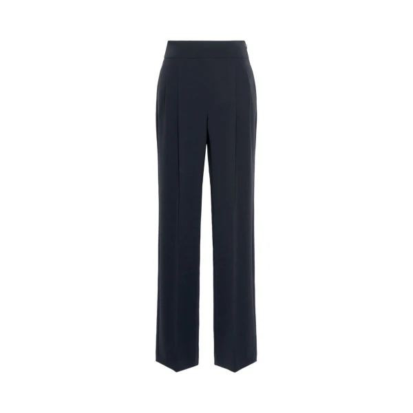 Fascia Compact Cady Trousers in Midnight Blue