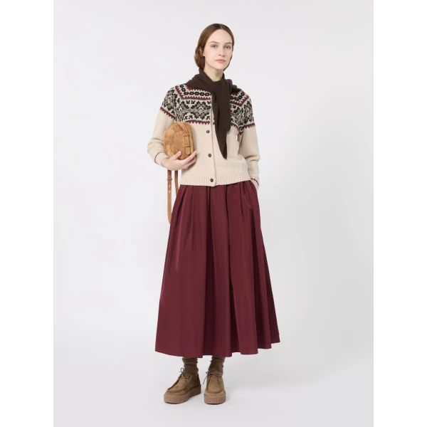 Max Mara Febe Alpaca Blend Cardigan in Ivory | Cardigan | Coveti