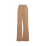 Max Mara Feltre Double Wool Jersey Trousers in Camel | Wide leg pants | Coveti
