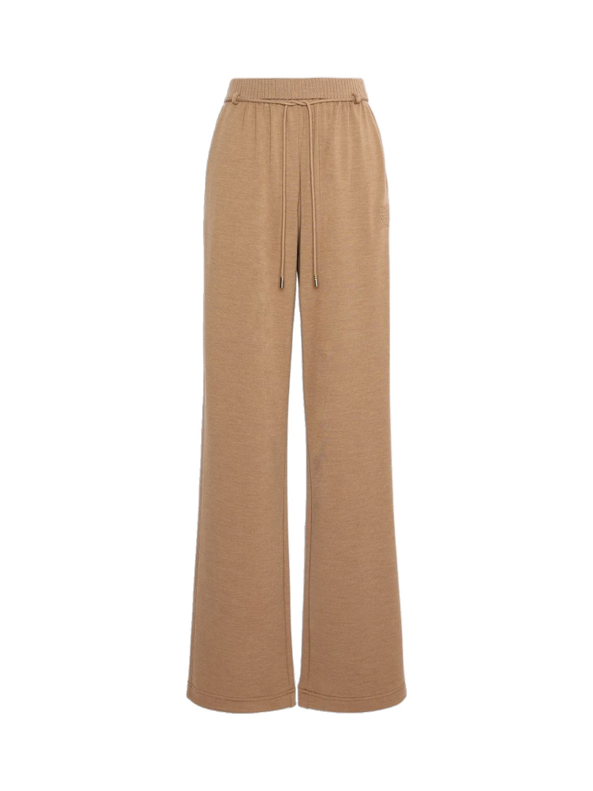 Max Mara Feltre Double Wool Jersey Trousers in Camel Max Mara Feltre Double Wool Jersey Trousers in Camel | Wide leg pants | Coveti