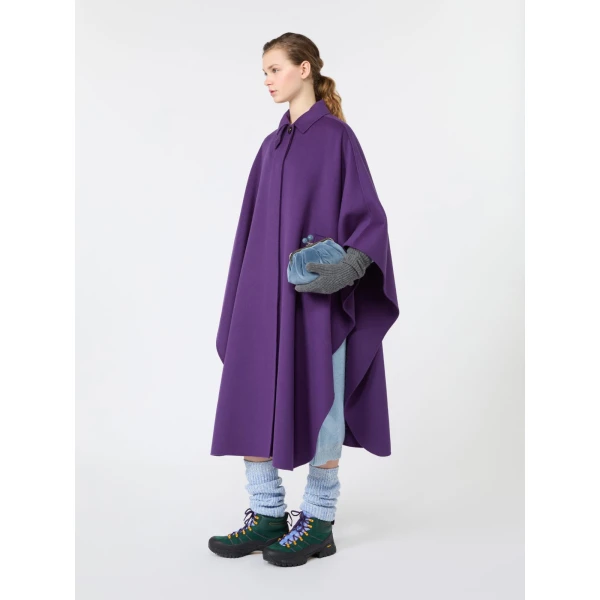 Max Mara Fervore Mohair Blend Midi Dress in Light Blue | Midi Dresses | Coveti