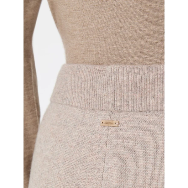 Max Mara Fiabe Wide Cashmere Trousers in Sand | Wide leg pants | Coveti