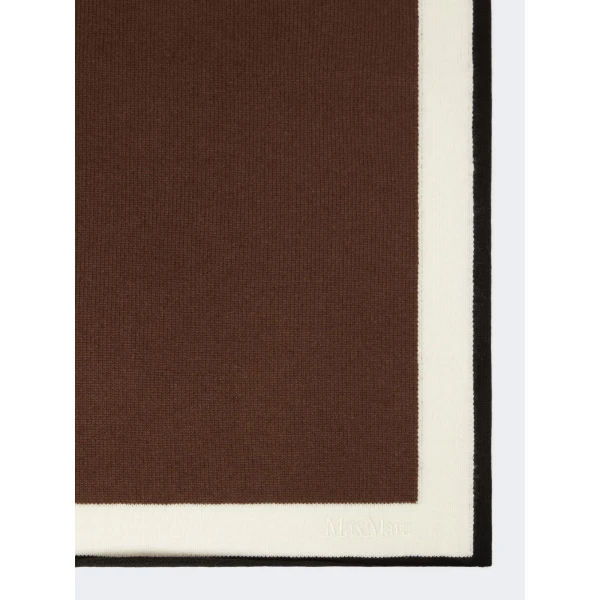 Max Mara Fidato Oversized Cashmere Foulard in Brown | Scarves | Coveti