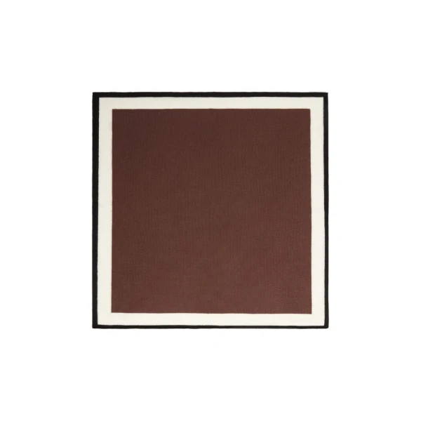 Fidato Oversized Cashmere Foulard in Brown