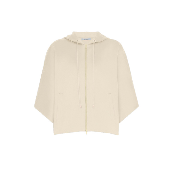 Max Mara Fidato Technical Cotton Jersey Boxy Sweater in Stone Grey | Sweaters | Coveti