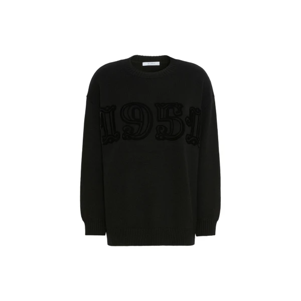 Fido Wool and Cashmere Jumper in Black
