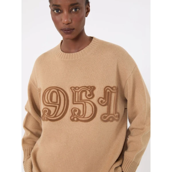 Max Mara Fido Wool and Cashmere Jumper in Camel | Sweaters | Coveti