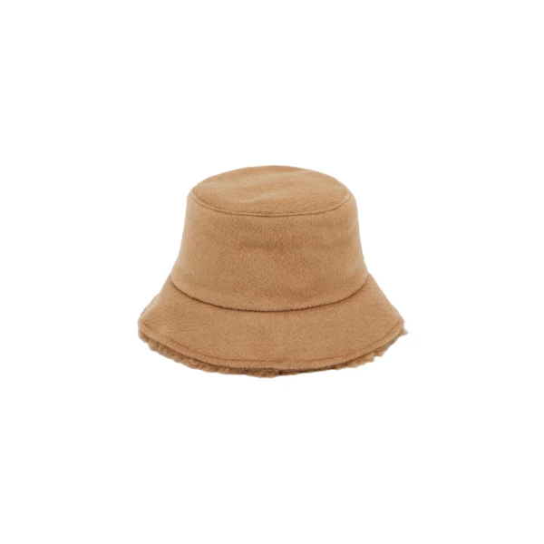 Fiducia Reversible Camel Cloche Hat in Camel
