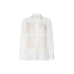 Max Mara Filtro Silk Print Shirt in Powder Pink | Shirts | Coveti