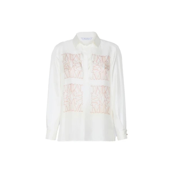 Filtro Silk Print Shirt in Powder Pink