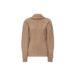 Max Mara Filtro Wool and Cashmere Jersey Sweatshirt in Beige | Sweaters | Coveti