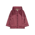 Max Mara Fiore Padded Hooded Water-Repellent Jacket in Red | Jackets | Coveti