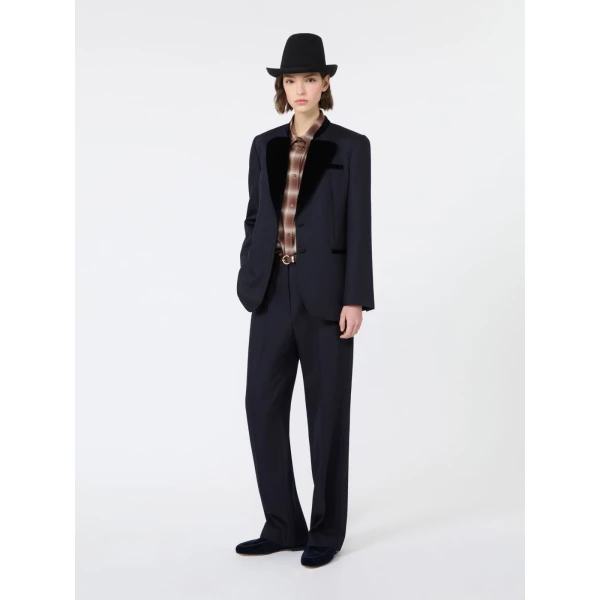 Max Mara Fiorito Check Cotton Flannel Shirt in Brown | Shirts | Coveti