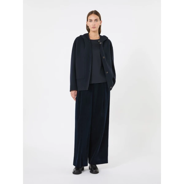 Max Mara Fiorito Cotton Jersey T-Shirt in Ultramarine | T-shirts | Coveti