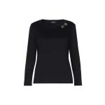 Max Mara Fiorito Cotton Jersey T-Shirt in Ultramarine | T-shirts | Coveti