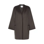 Max Mara Flipper Cashmere Cape-Style Coat in Mud | Coats | Coveti