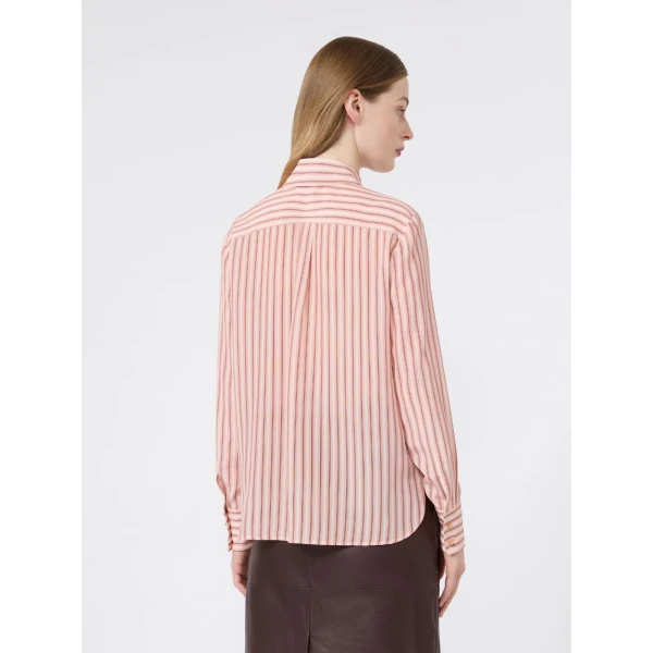 Max Mara Flirt Printed Silk Shirt in Fard | Shirts | Coveti