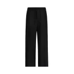 Max Mara Floria Stretch Wool Joggers in Black | Sweatpants | Coveti