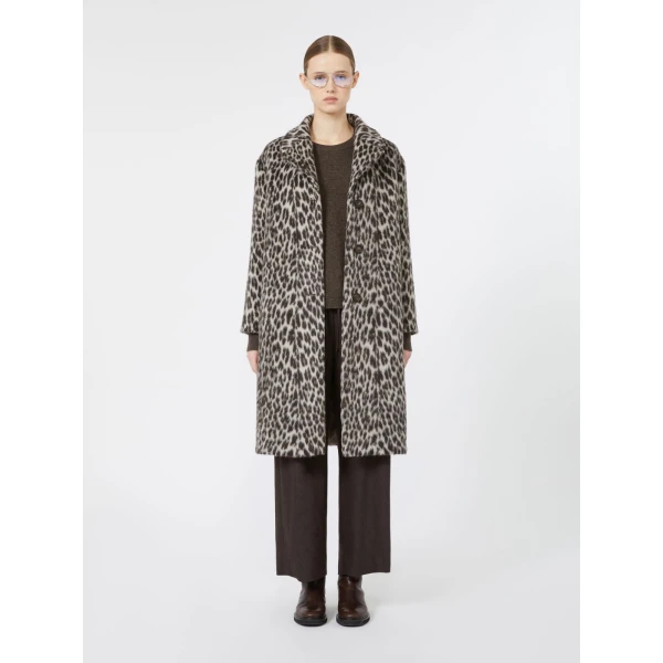 Max Mara Floria Stretch Wool Joggers in Brown | Sweatpants | Coveti