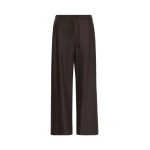 Max Mara Floria Stretch Wool Joggers in Brown | Sweatpants | Coveti