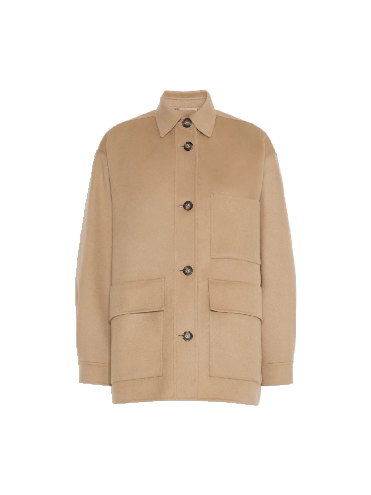 Max Mara Folk Double Wool Shirt Jacket in Camel Max Mara Folk Double Wool Shirt Jacket in Camel | Jackets | Coveti