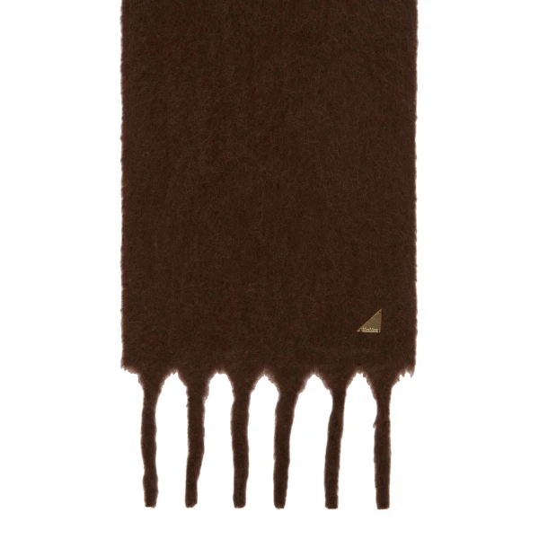 Max Mara Freccia Suri Alpaca Scarf in Rust | Scarves | Coveti