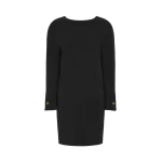 Max Mara Fronda Cady Tunic Dress in Black | Mini Dresses | Coveti