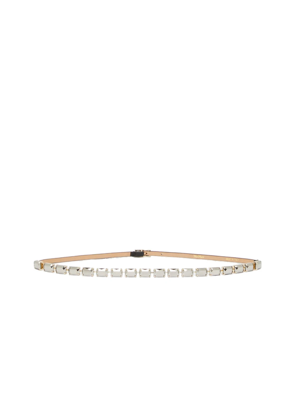 Max Mara Fumante Jewelled Nappa Leather Belt in Black Max Mara Fumante Jewelled Nappa Leather Belt in Black | Belts | Coveti
