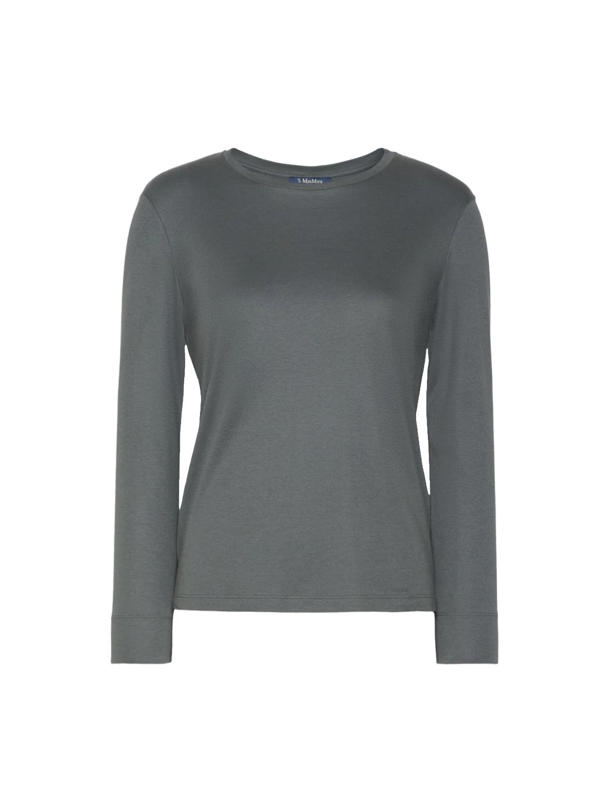 Max Mara Fumetto Long-Sleeved Cotton and Modal T-Shirt in Dark Grey Max Mara Fumetto Long-Sleeved Cotton and Modal T-Shirt in Dark Grey | T-shirts | Coveti