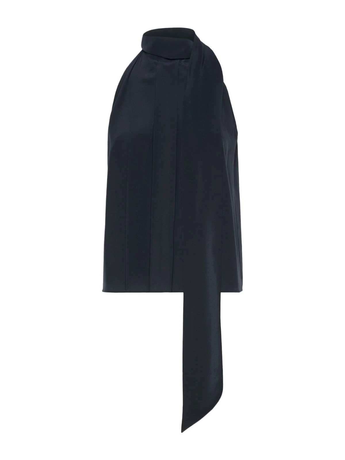 Max Mara Fune Sleeveless Crepe de Chine Top in Ultramarine Max Mara Fune Sleeveless Crepe de Chine Top in Ultramarine | Sleeveless | Coveti
