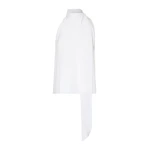 Max Mara Fune Sleeveless Crepe de Chine Top in White | Sleeveless | Coveti