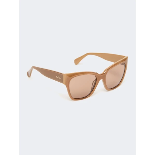 Max Mara Gamma Butterfly Sunglasses in Camel | Sunglasses | Coveti
