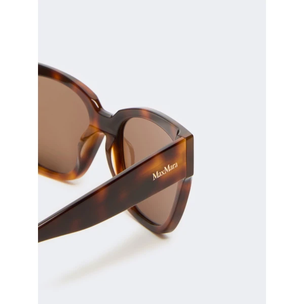 Max Mara Gamma Butterfly Sunglasses in Tawny Bronze Brown | Sunglasses | Coveti