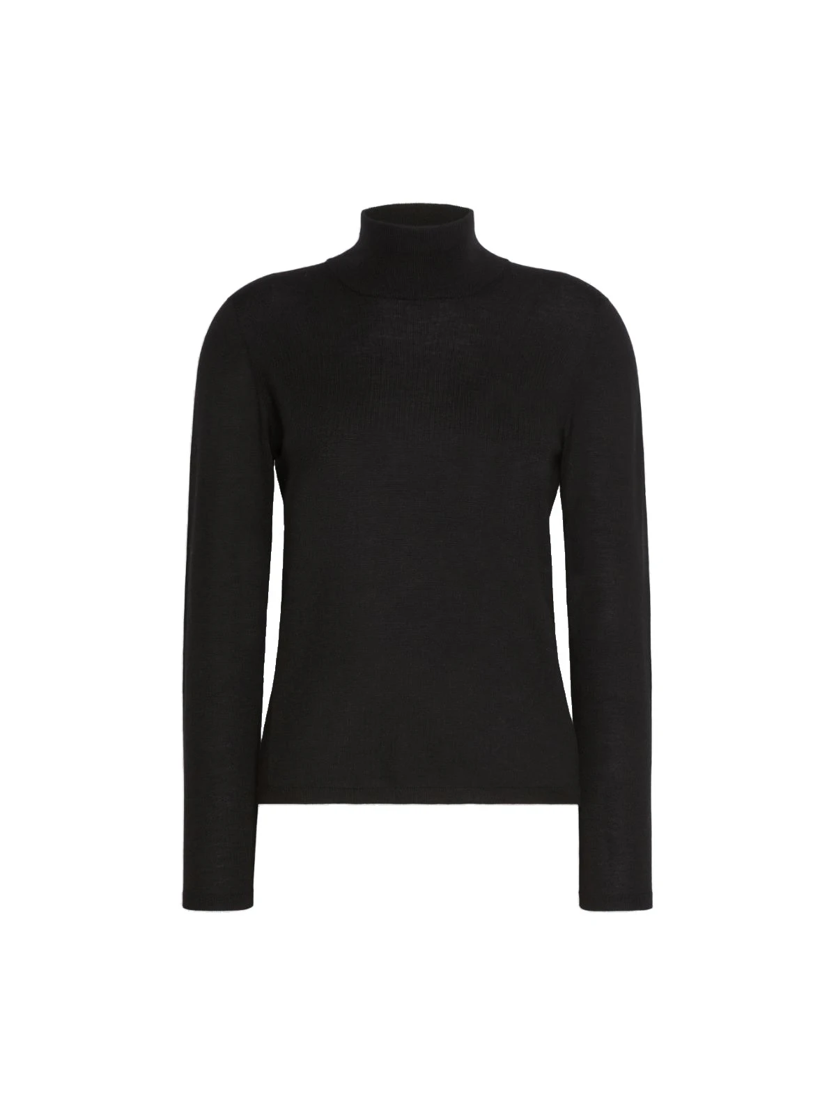 Max Mara Gatto Cashmere Polo-Neck Sweater in Black Max Mara Gatto Cashmere Polo-Neck Sweater in Black | Turtlenecks | Coveti