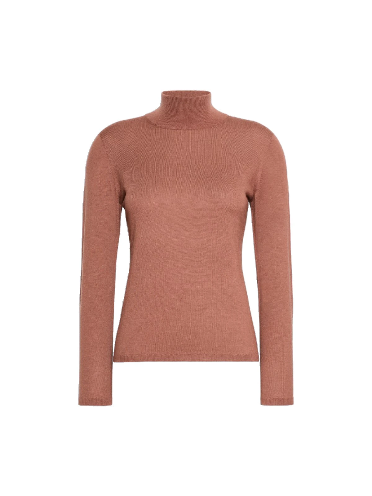 Max Mara Gatto Cashmere Polo-Neck Sweater in Terra Cotta Max Mara Gatto Cashmere Polo-Neck Sweater in Terra Cotta | Turtlenecks | Coveti