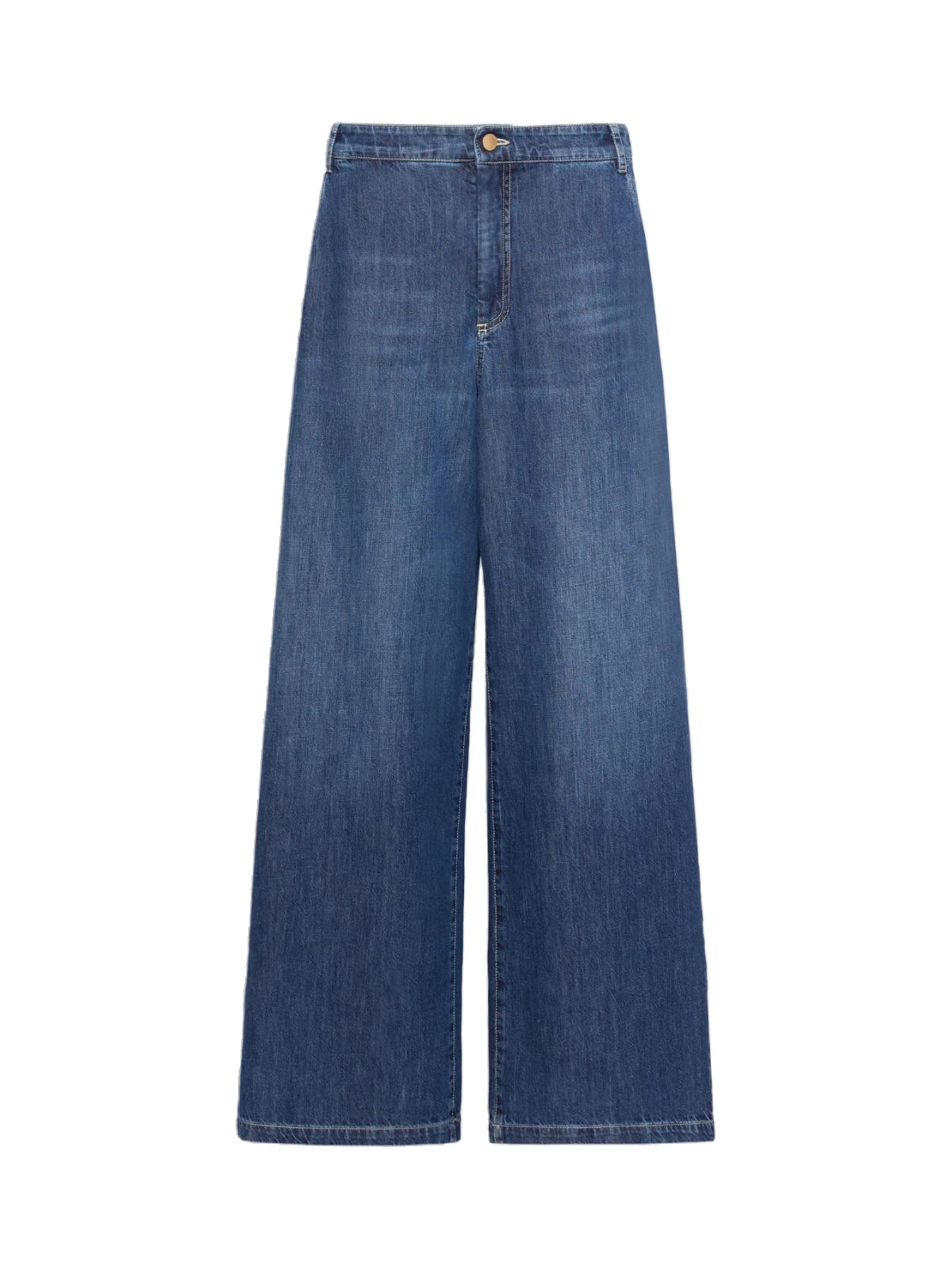 Max Mara Gelato Straight-Leg Cotton Denim Trousers in China Blue Max Mara Gelato Straight-Leg Cotton Denim Trousers in China Blue | Denim | Coveti