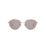 Max Mara Gestro Oval Sunglasses in Dark Grey | Sunglasses | Coveti