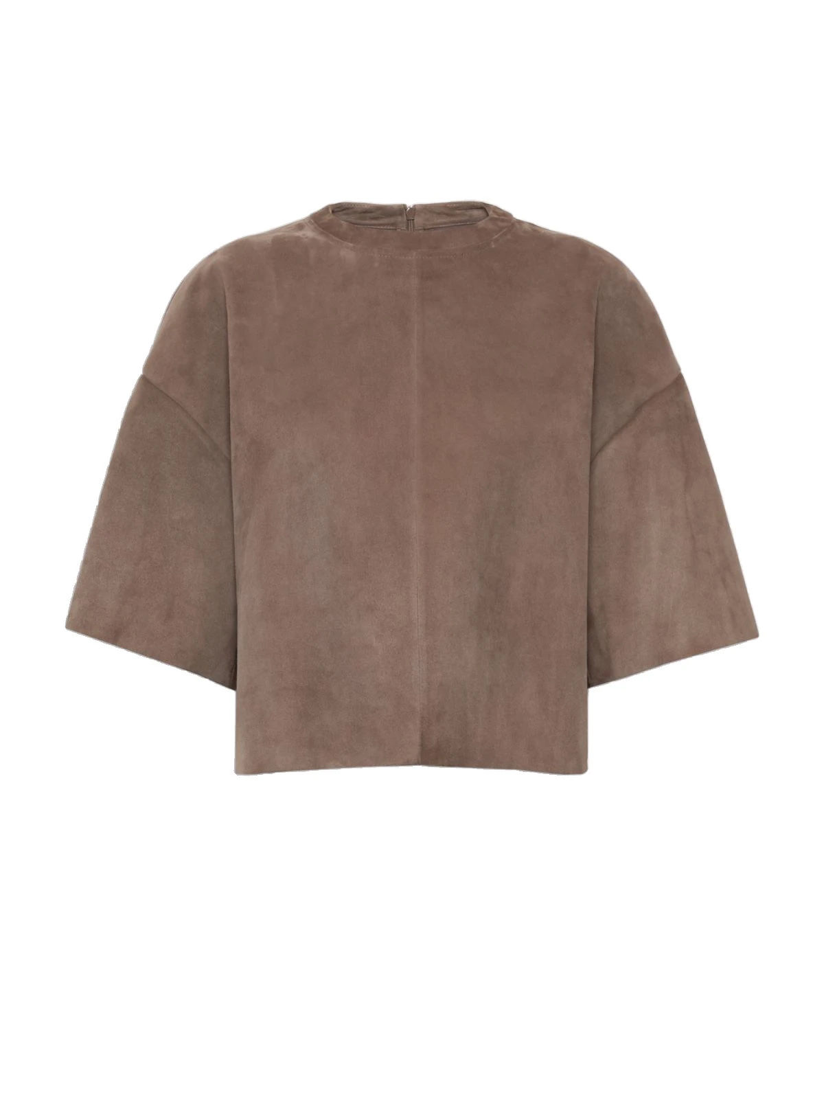 Max Mara Getto Suede Blouse in Mud Max Mara Getto Suede Blouse in Mud | Leather Jackets | Coveti