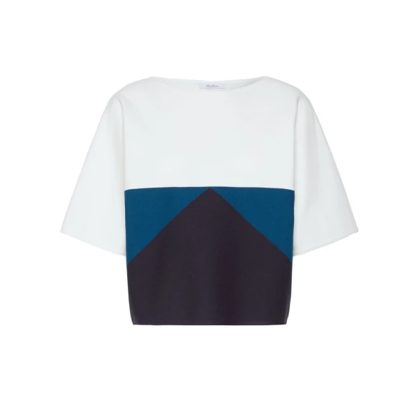 Geyser Relaxed-Fit Stretch Viscose Sweater in Navy