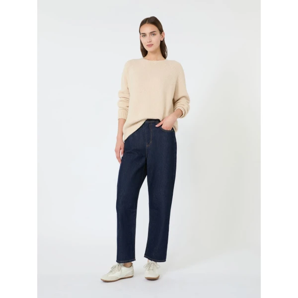 Max Mara Ghiacci Alpaca and Cotton Jumper in Sand | Sweaters | Coveti