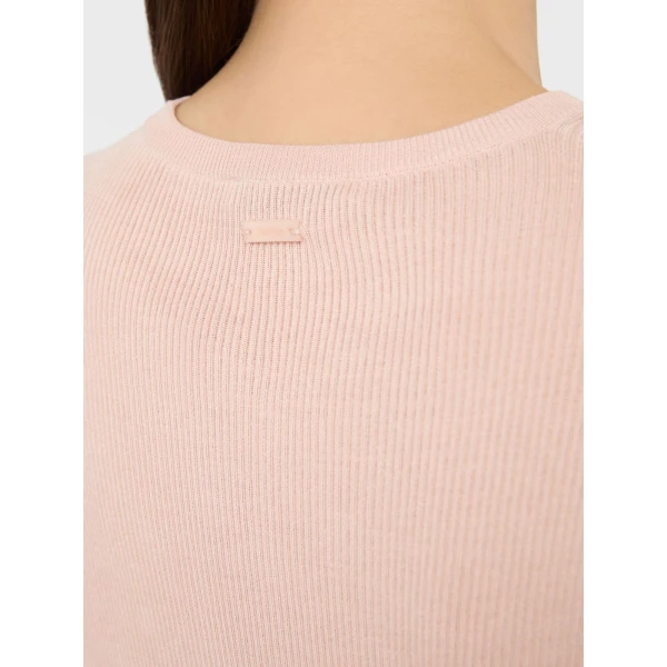Max Mara Ginseng Cashmere and Silk Sleeveless Sweater in Pink | Sweaters | Coveti