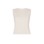 Max Mara Giochi Sleeveless Wool and Cashmere Sweater in Beige | Sweaters | Coveti