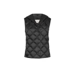 Max Mara Giochi Water-Repellent Padded Gilet in Black | Vests | Coveti