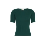 Max Mara Gola Slim Fit Viscose Jumper in Green | Sweaters | Coveti