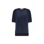 Max Mara Golfo Loose Cashmere and Silk Jumper in Ultramarine | Sweaters | Coveti