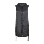 Max Mara Greengi Water-Repellent Canvas Gilet in Black | Vests | Coveti