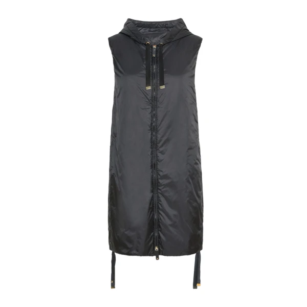 Greengi Water-Repellent Canvas Gilet in Black