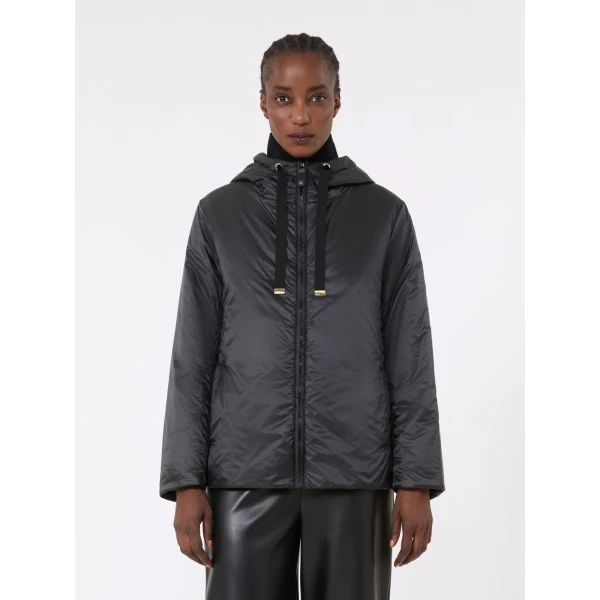 Max Mara Greenh Padded Water-Repellent Hooded Jacket in Black | Jackets | Coveti