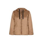 Max Mara Greenh Padded Water-Repellent Hooded Jacket in Caramel | Jackets | Coveti
