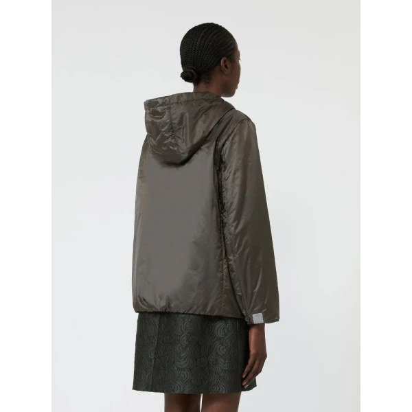 Max Mara Greenh Padded Water-Repellent Hooded Jacket in Khaki | Jackets | Coveti